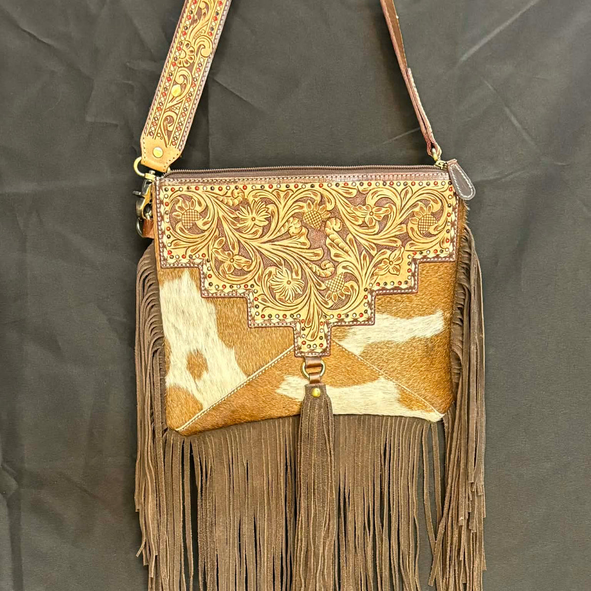 Sacoche western en cuir pour cheval | Outillage pour tressage de panier Sacoche western en cuir pour cheval | Outillage pour tressage de panier