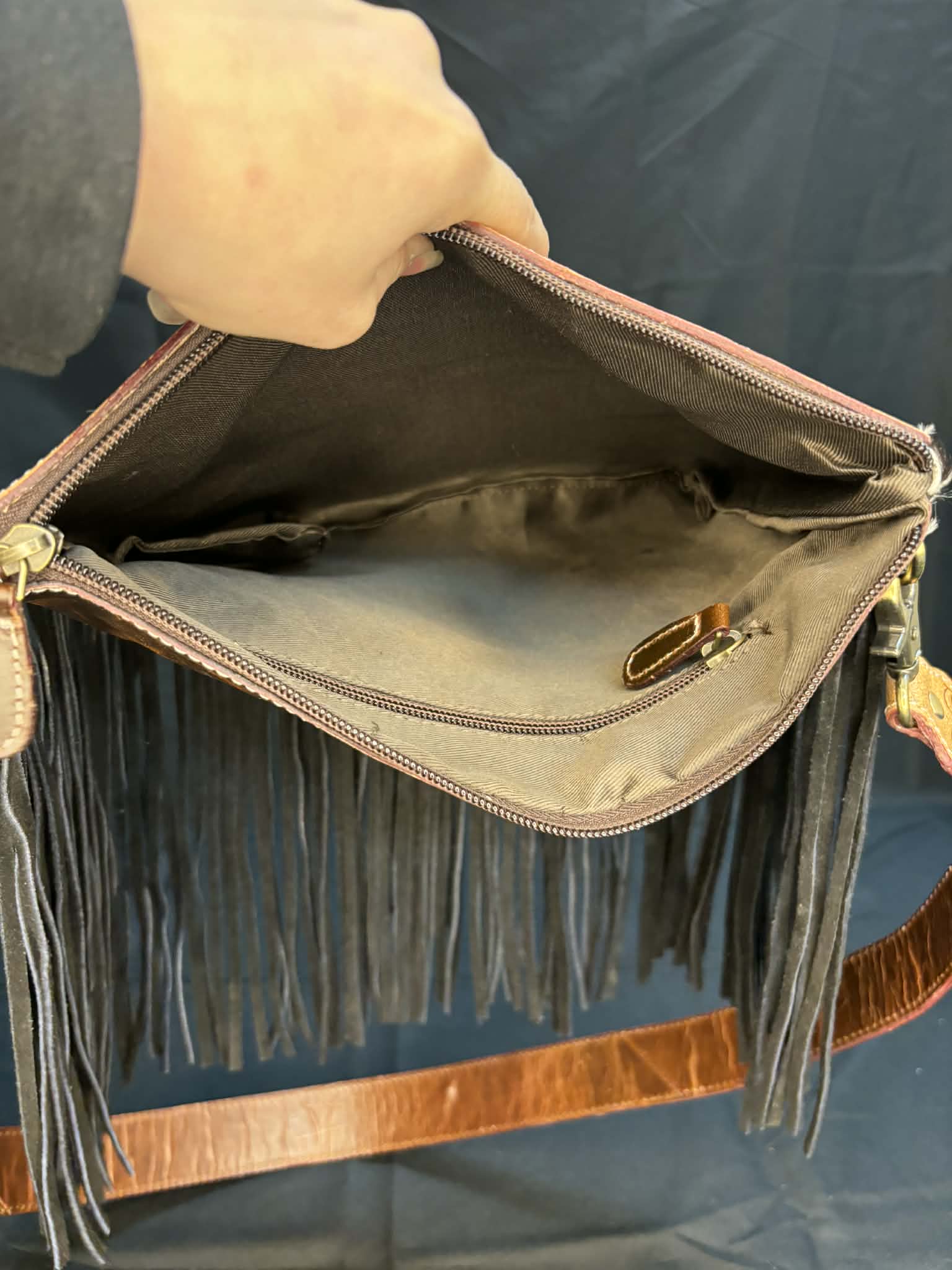 Sacoche De Selle Western – Cuir De Vache, Ashmira Saddlery (neuve)